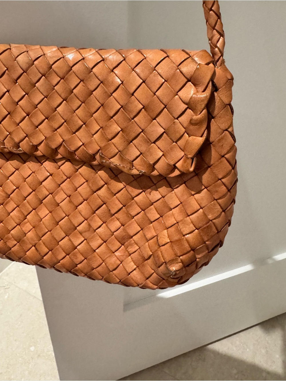 Loeffler Randall Billie Woven Leather Shoulder Bag - Picture 8 of 16